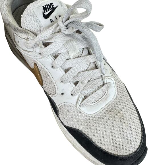 Nike Air Max SE Trainer White Black Gold DV-6842-001 Sneakers 7.5 - Picture 4 of 14